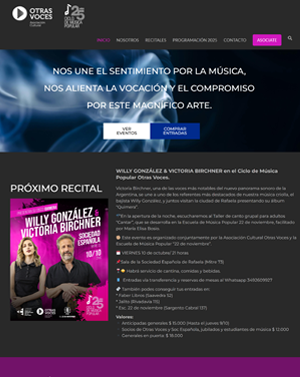 sitio web otras voces